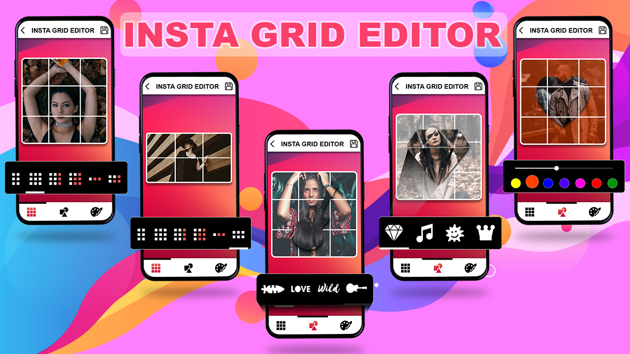 9 Cut Grid Maker for Instagram Story Crop Nine Grid Crop Instagrid